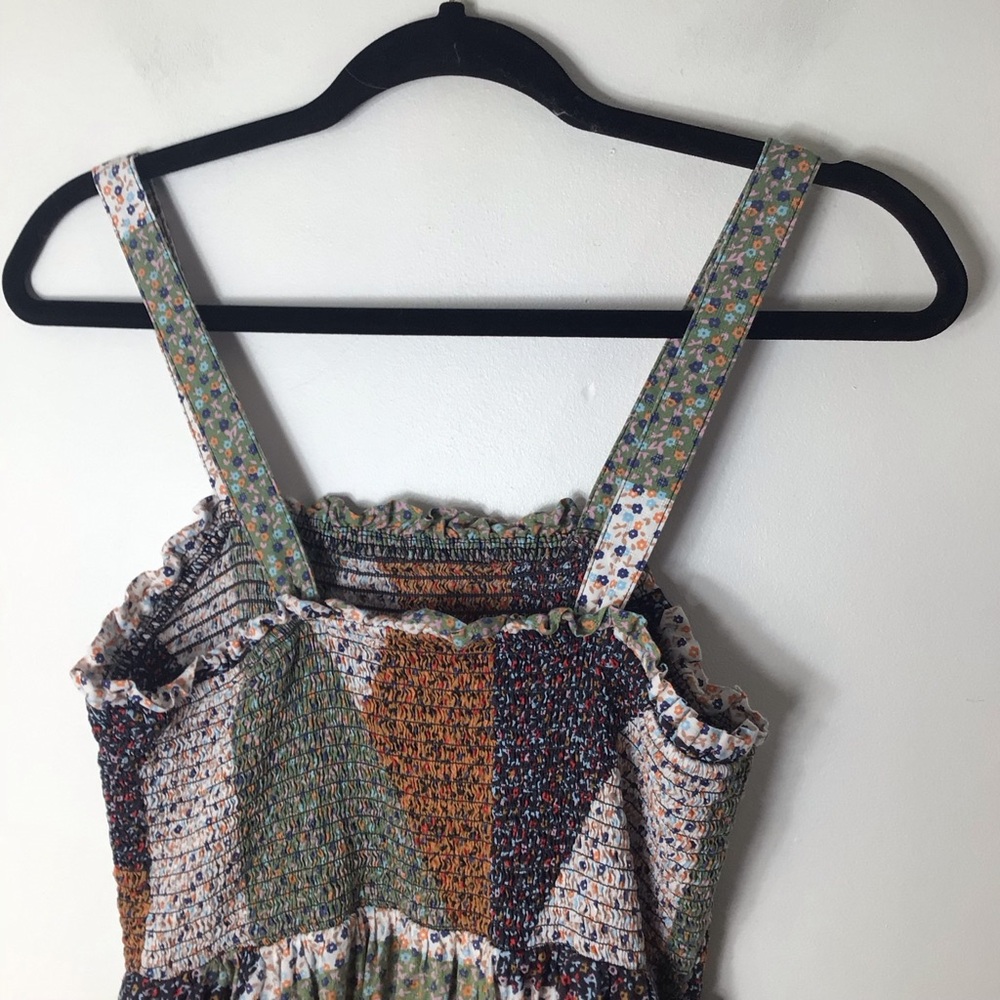 Universal Thread Multicolor Patchwork Midi Dress … - image 5